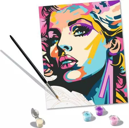 Ravensburger Colorful Woman – Malset – Gesicht – 24 × 30 cm – ab 12 Jahren