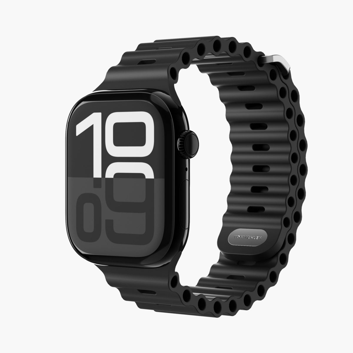 Vonmählen Wave Band 2 – Sportarmband, Schwarz, für Apple Watch