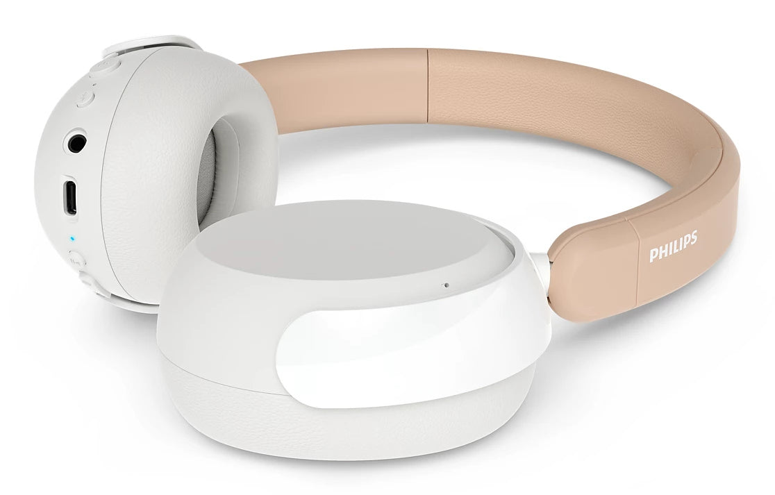 Philips TAK5500AL/00 – Headset – Bluetooth 5.4, ANC – Hellorange/Weiss – bis 60 h