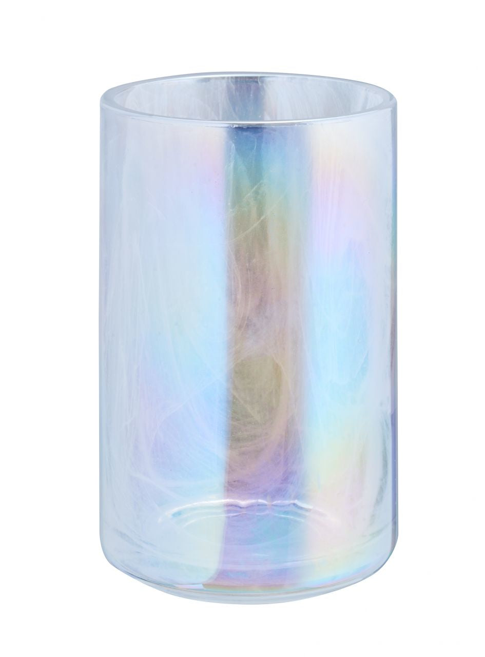Kleine Wolke Zahnbürstenhalter Opalis – Glas, 7×7×10 cm, Perlmutt