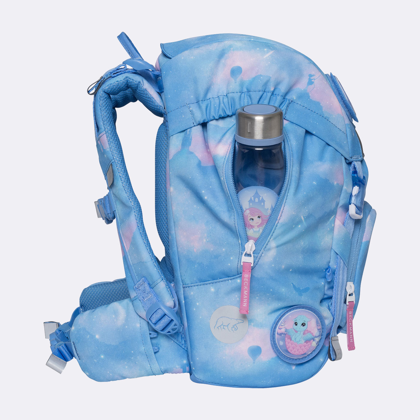 Beckmann Classic – Schulrucksack-Set 6-teilig, Fairytale, 22 l, 24×37×25 cm