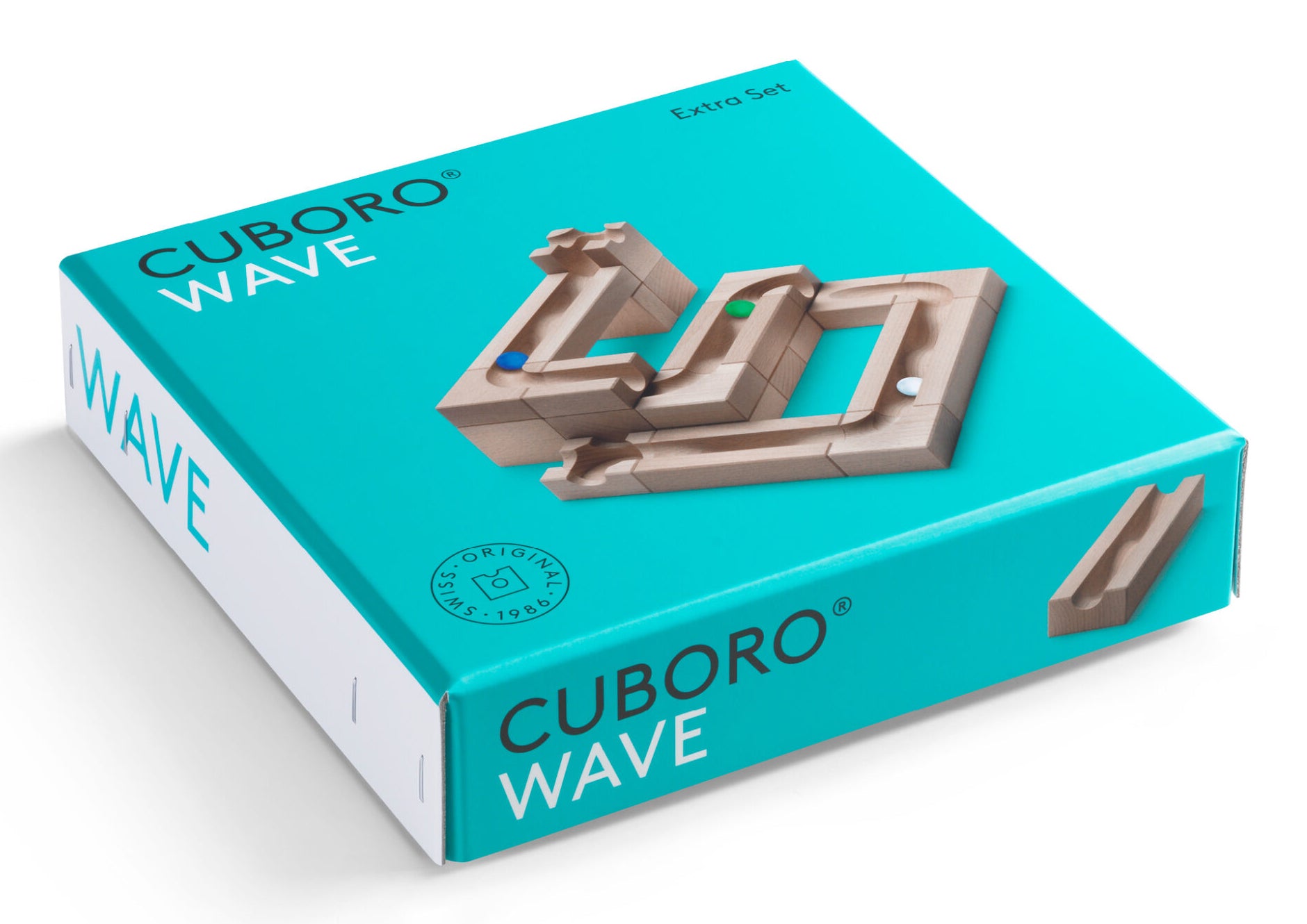 Cuboro Wave Murmelbahn – 22-teilig – ab 4 Jahren – Buche