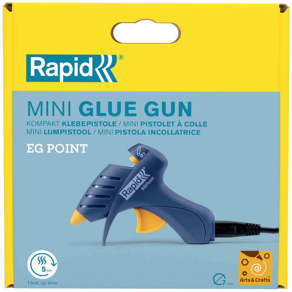 Rapid EGPoint Heissklebepistole – 80 W – Stiftdurchmesser 7 mm