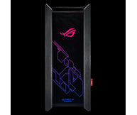 ASUS GX601 ROG Strix Helios Black – PC-Gehäuse – Midi Tower, Schwarz, Vorne 3×140, Hinten 1×140
