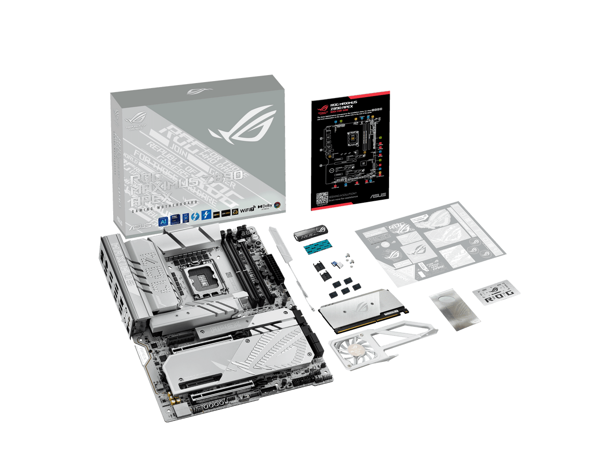 ASUS ROG MAXIMUS Z890 APEX – Mainboard – LGA 1851, Intel Z890, ATX, DDR5