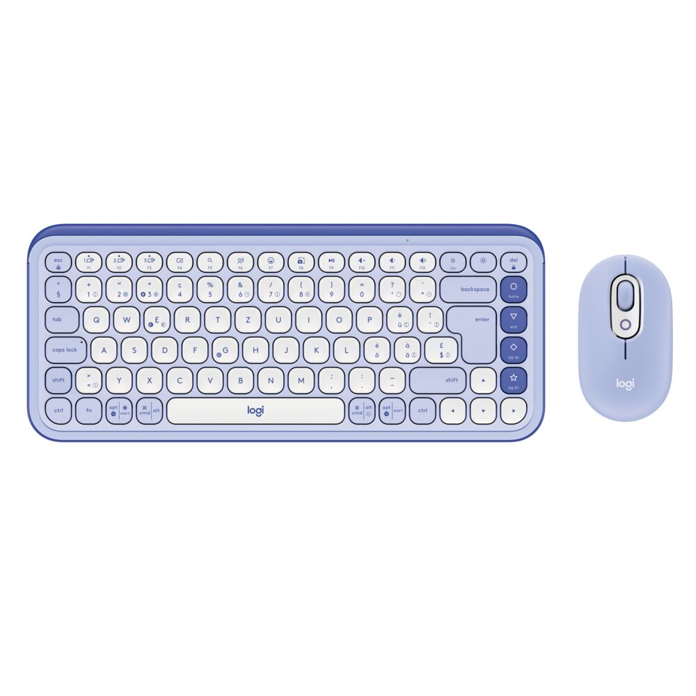 Logitech POP Icon – Tastatur, CH-Layout (DE-CH), Flieder