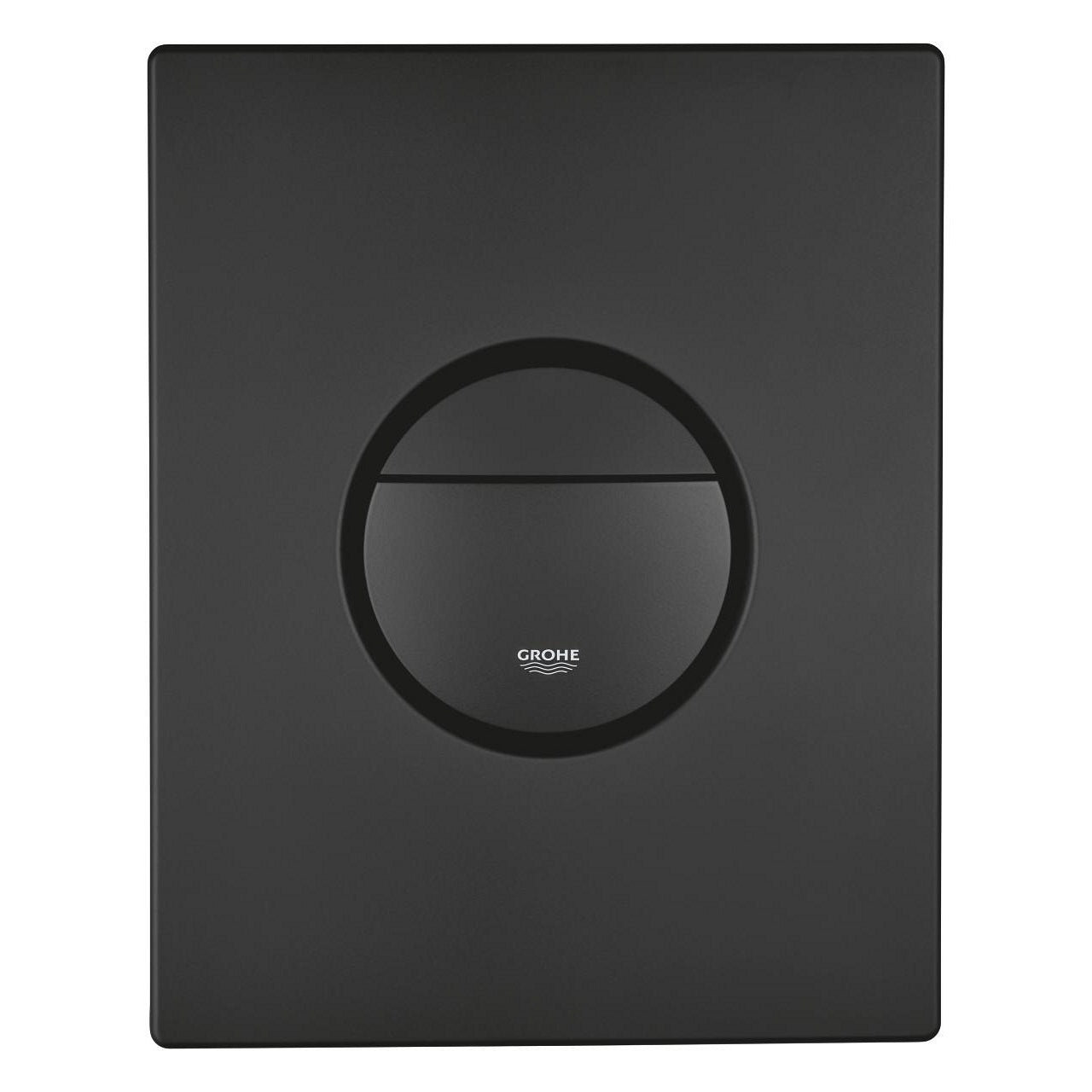 GROHE Nova Cosmopolitan – Abdeckplatte – Kunststoff, schwarz, 15,6 × 1,5 × 19,7 cm