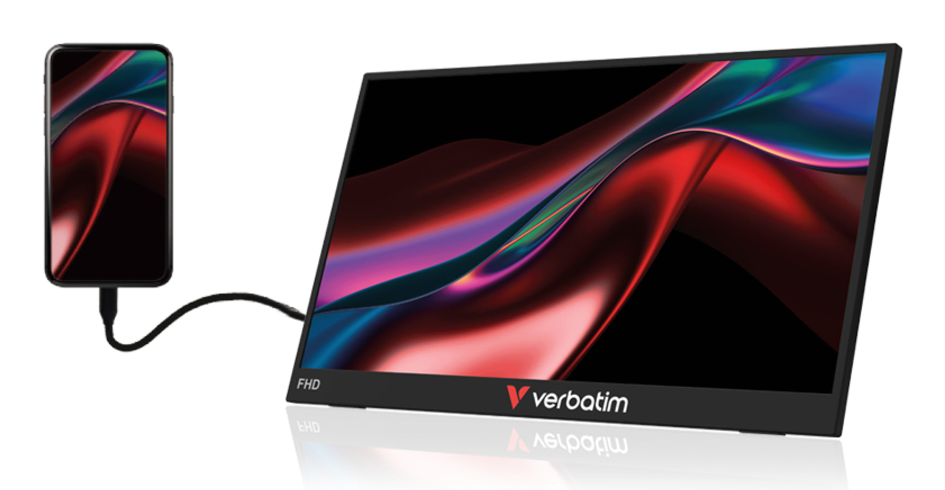 Verbatim 14" Touch, 1920 × 1080 (Full HD), IPS, HDR