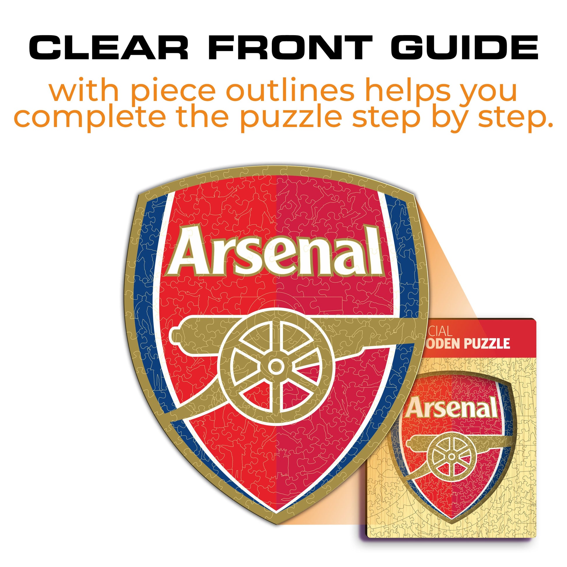 Iconic Puzzles Arsenal FC - Logo – Logikspiel, ab 10 Jahren