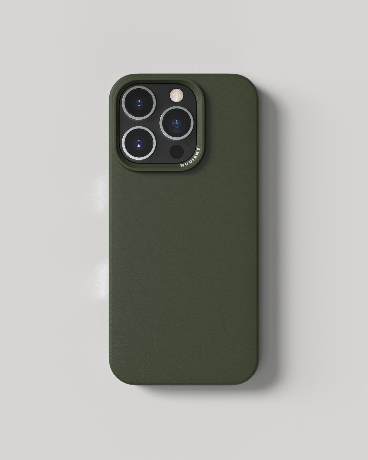 Nudient Thin Backcover – für Apple iPhone 16 Pro, MagSafe, Kunststoff, Pine Green
