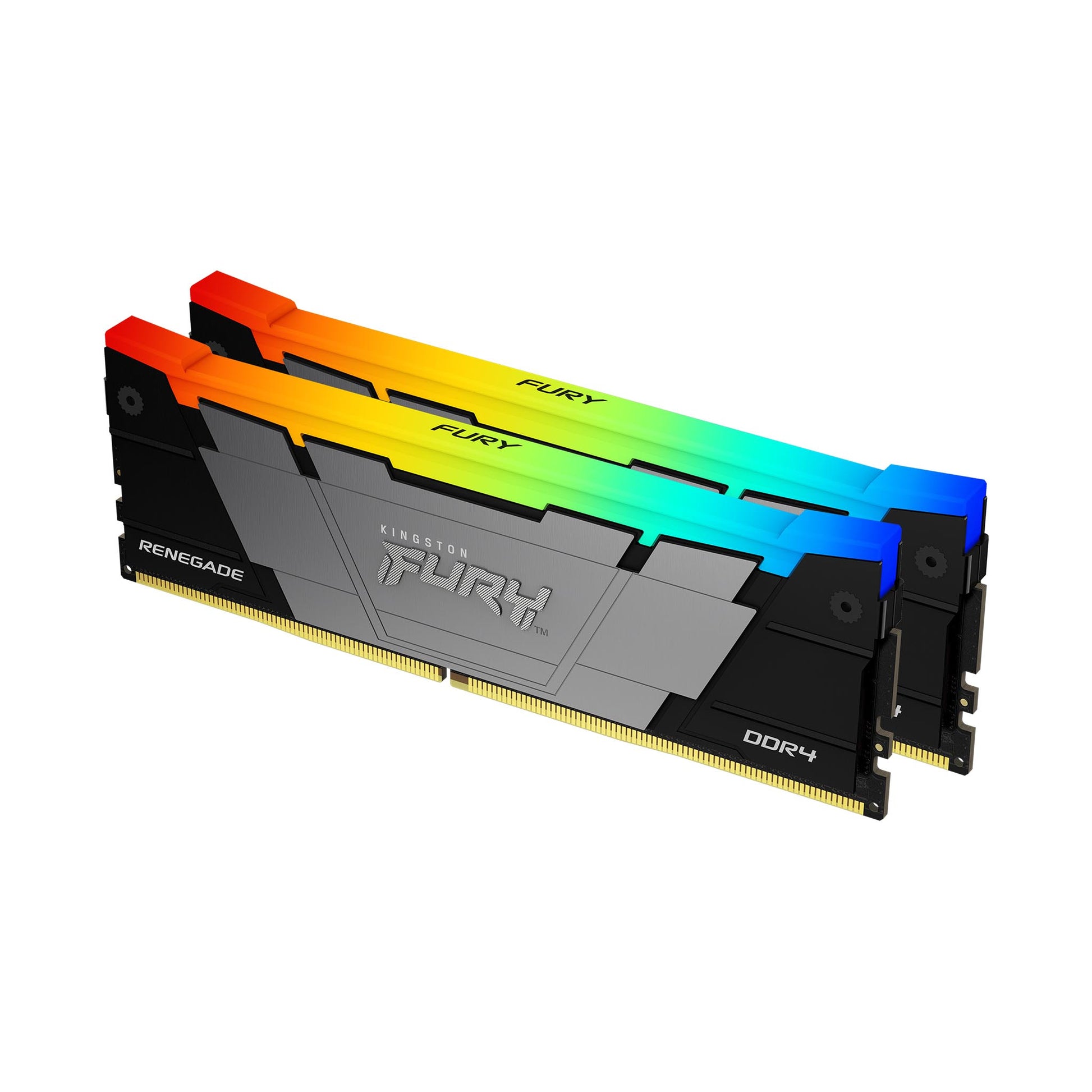 Kingston Technology Kingston FURY Renegade RGB – Arbeitsspeicher – 16 GB (2×8 GB), DDR4 4000 MT/s, CL19, 1,35 V, RGB