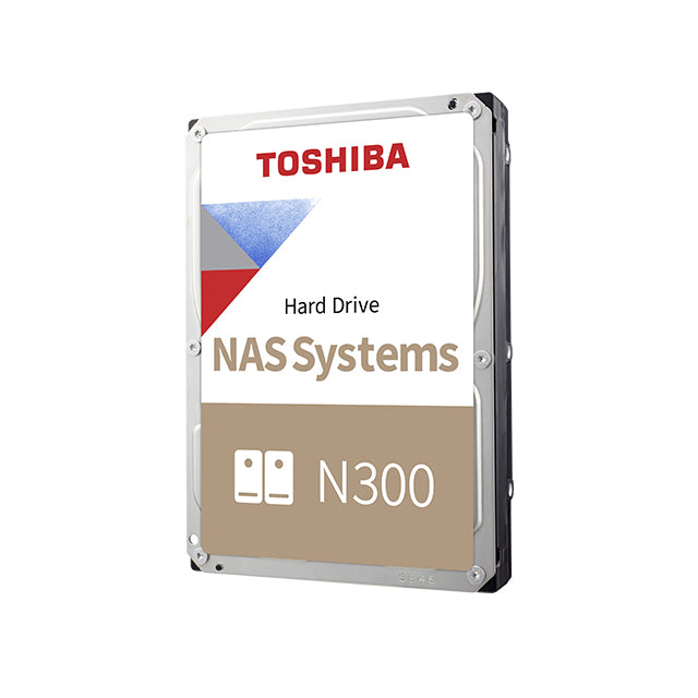 Toshiba N300 – 10 TB 3,5" SATA HDD, 7'200 U/min, 512 MB Cache, für NAS
