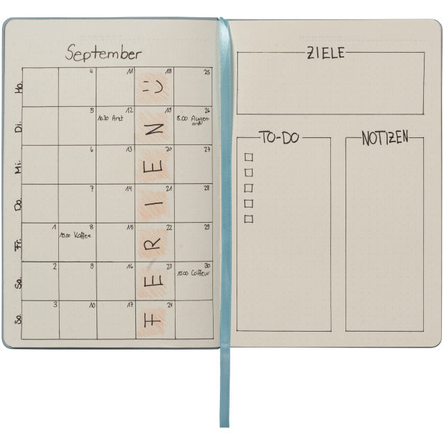 Kolma Notizbuch A5, punktkariert – türkis
