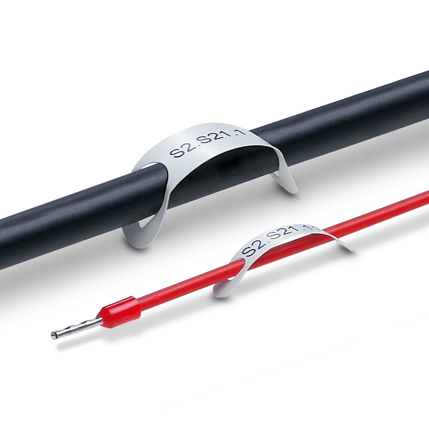 Phoenix Contact MM-WMT Schriftband – schwarz auf weiss – 24 mm × 7 m, Kunststoff – 354 Stück