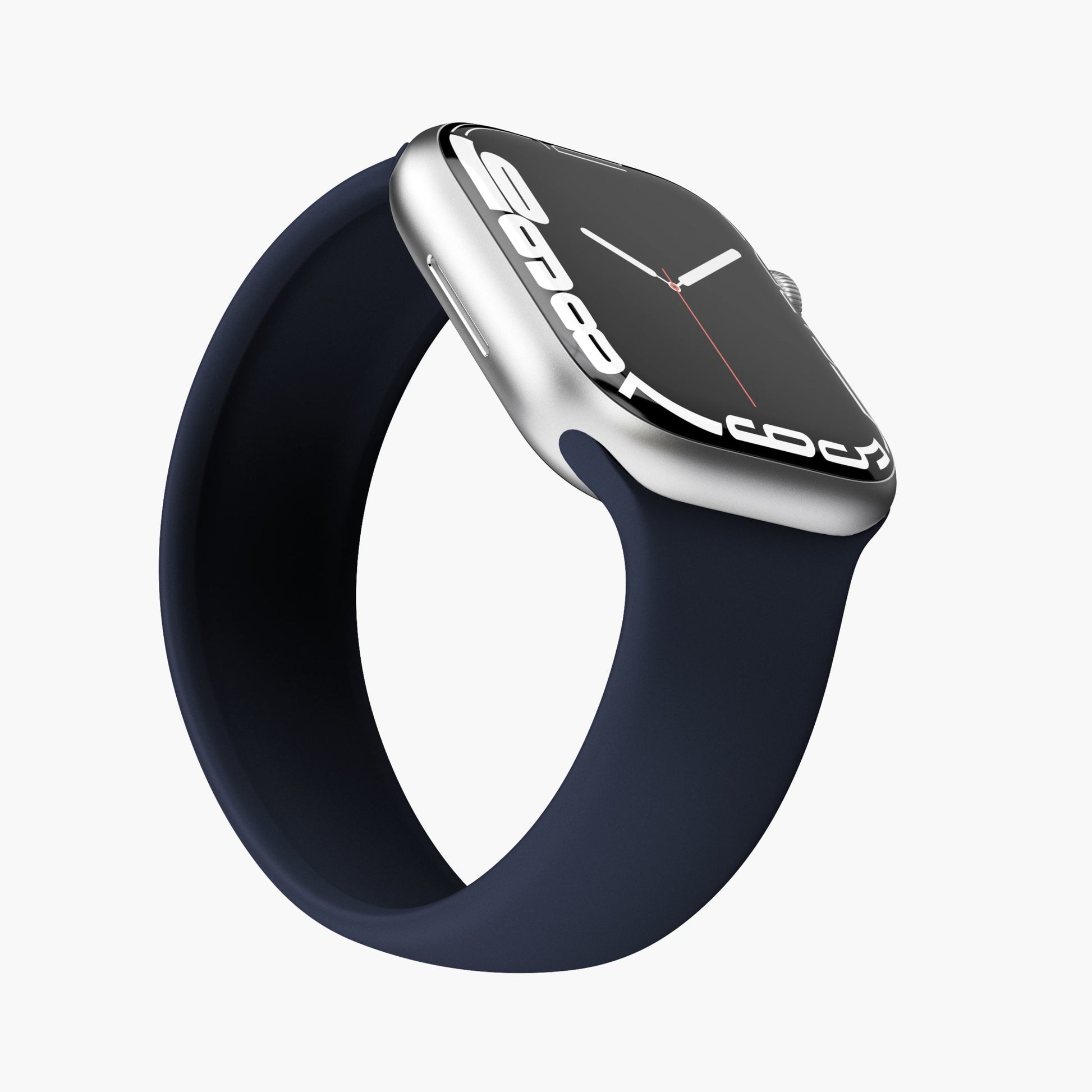 Vonmählen Solo Loop 2 – Armband – für Apple Watch (diverse Grössen), Navy, L, Silikon