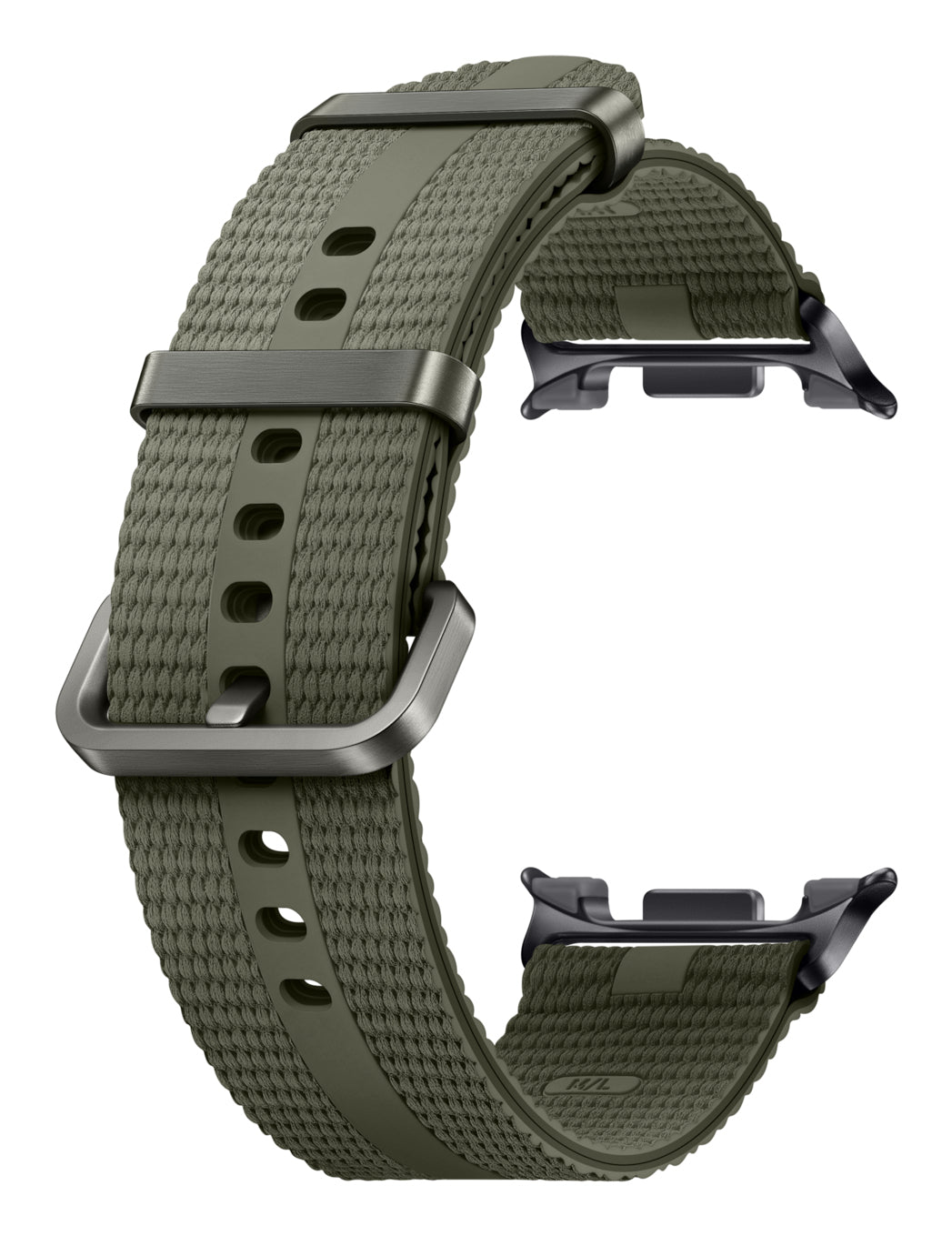 Samsung Athleisure – Armband – für Galaxy Watch8, Watch8 Classic, Grün, M/L, Nylon