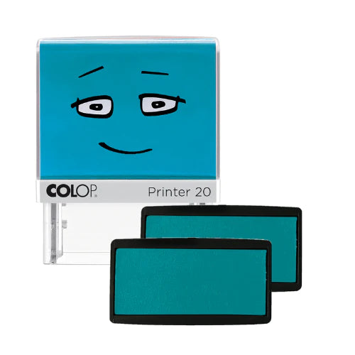 Colop NIO School – Ersatzkissen fresh mint, 2er-Set