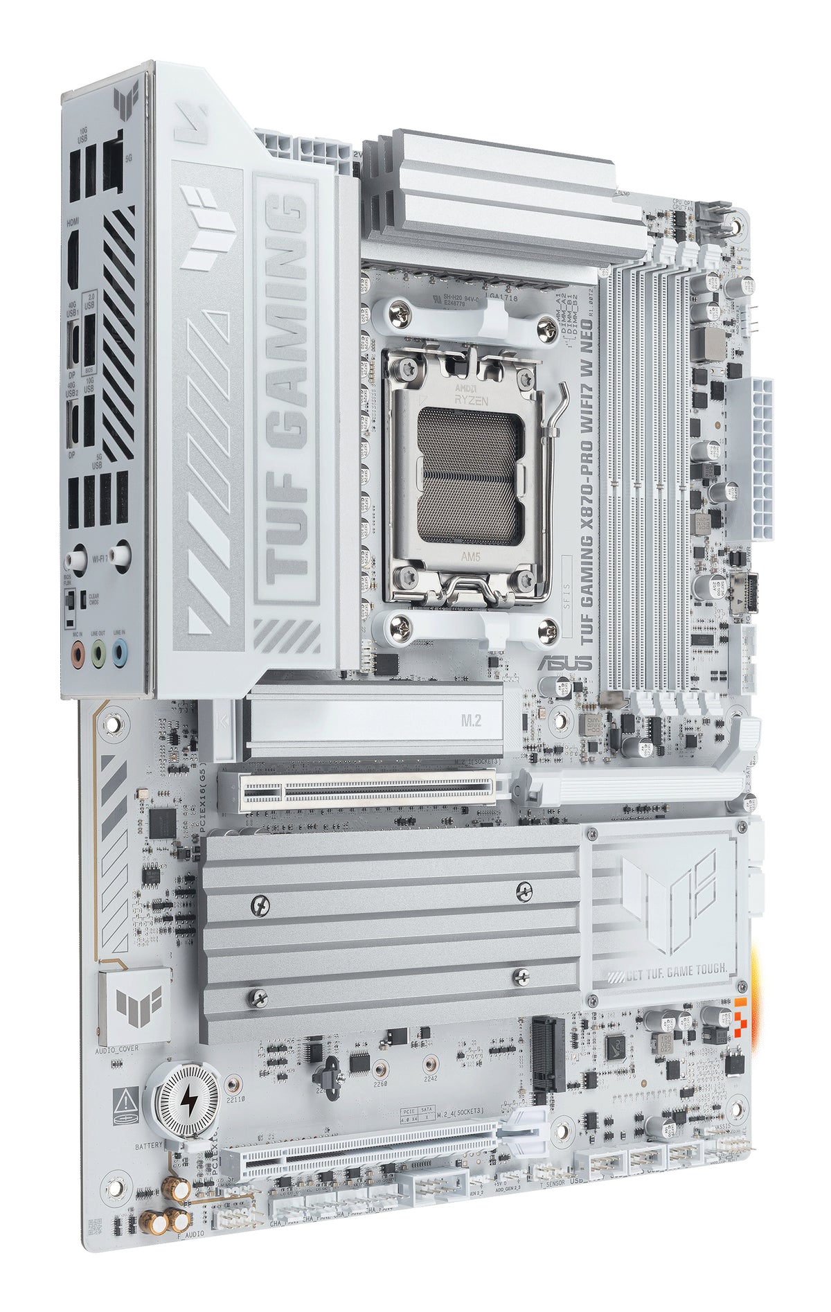 ASUS TUF GAMING X870-PRO WIFI7 W NEO – Mainboard – AM5, AMD X870, ATX, DDR5