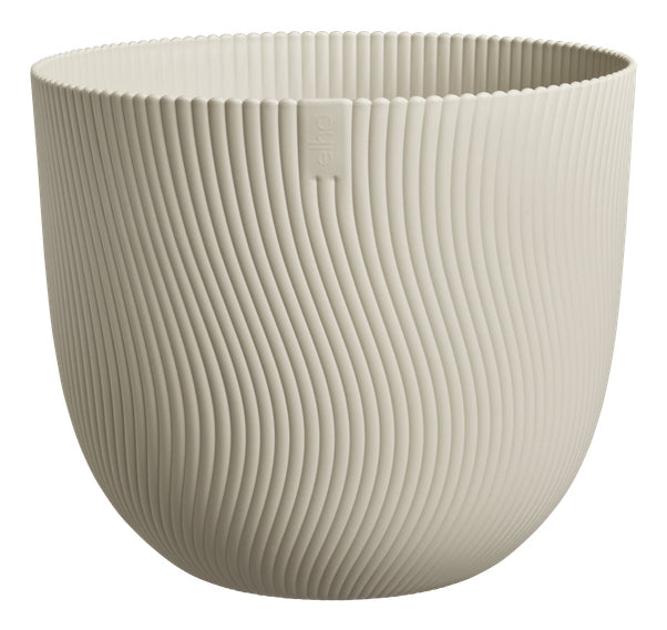 elho Sereh Blumentopf – Ø 30 × 25 cm, 13 l – Kunststoff, beige