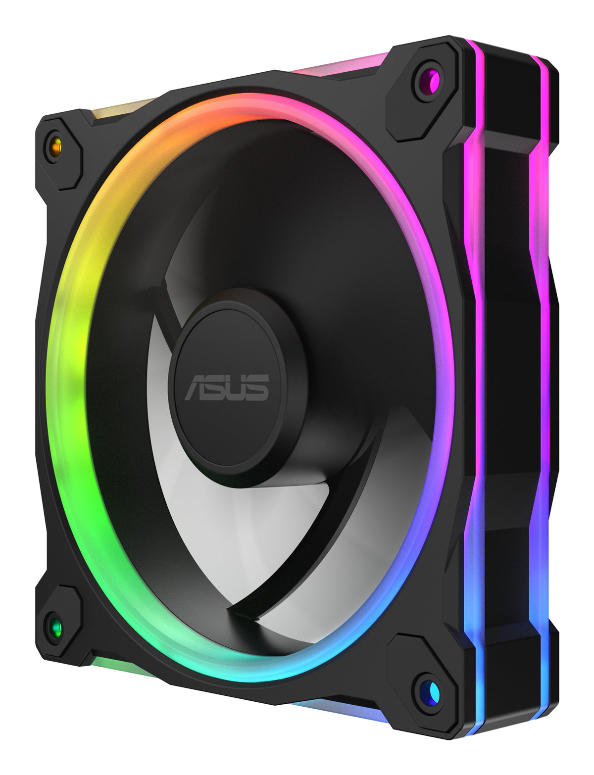 ASUS PRIME MR120 – Ventilator – 120×120×28 mm, 1600 U/min, ARGB, 4-Pin (PWM), Schwarz