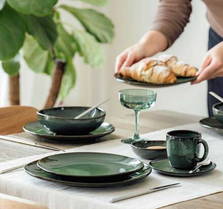 Villeroy & Boch Lave Schale – 0,47 l, Steingut, Grün, spülmaschinengeeignet, mikrowellengeeignet