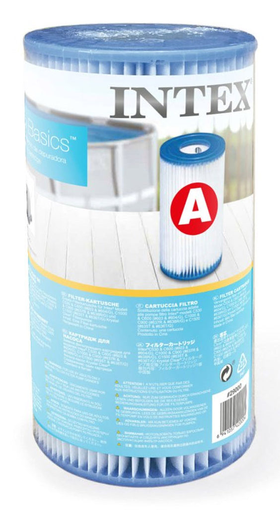 Intex Filterkartusche Typ A – Kunststoff – Blau/Weiss – für 28603, 28604, 28637 und andere – 1 Stk.