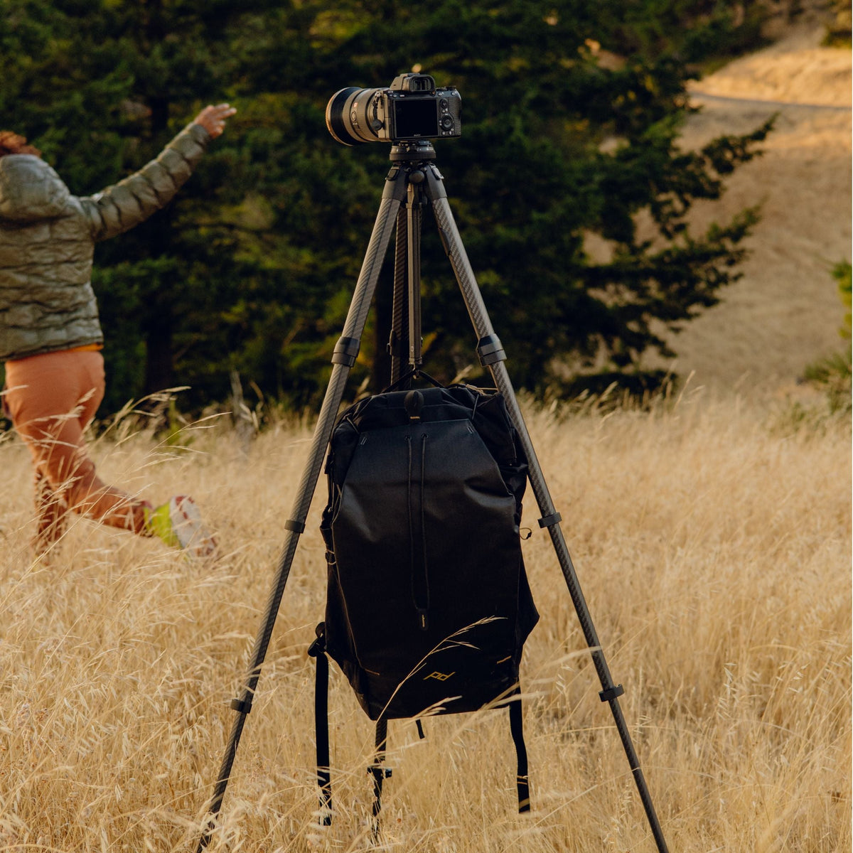Peak Design Notebook-Rucksack Outdoor Rucksack – wasserabweisend, Nylon/PU – Schwarz, 280 × 660 × 150 mm