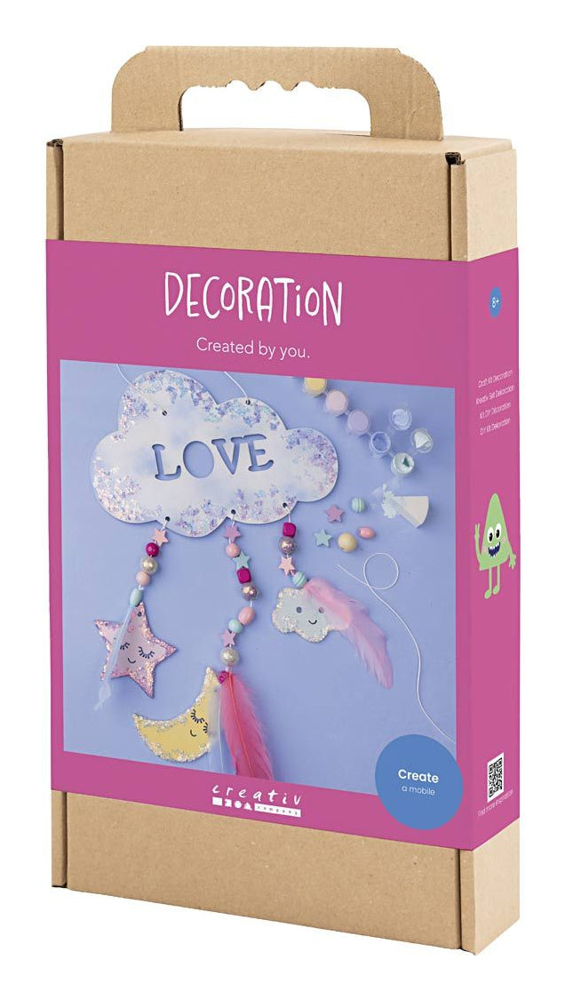 Creativ Company Bastelset – Wolken-Dekoration – ab 7 Jahren