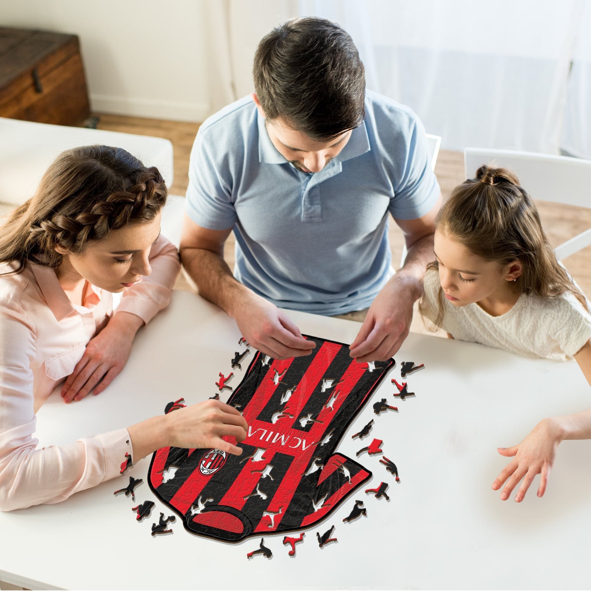 Iconic Puzzles Puzzle AC Milan Trikot – 270 Teile – 30 × 38 cm – ab 10 J.