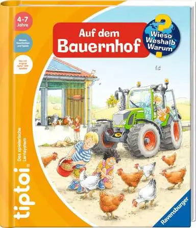 Ravensburger Buch – tiptoi WWW Bauernhof, Hardcover, 16 Seiten, Deutsch, ab 4 Jahren