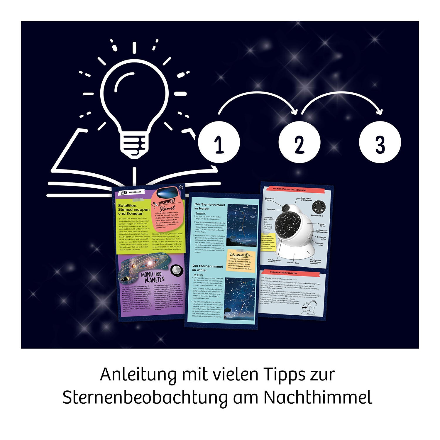 Kosmos Planetarium – Zimmer-Planetarium, 2 Projektoren, 4 Bildscheiben, ab 8 Jahren
