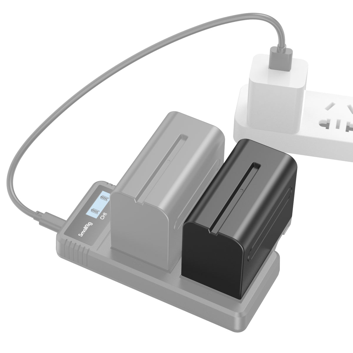 SmallRig NP-F970 Akku – 7800 mAh (7,2 V, 56,16 Wh) – für Sony – Schwarz