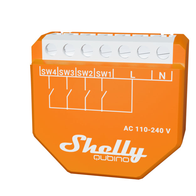 Shelly Zubehör – Tasterschnittstelle, Z-Wave, 4 Kanäle