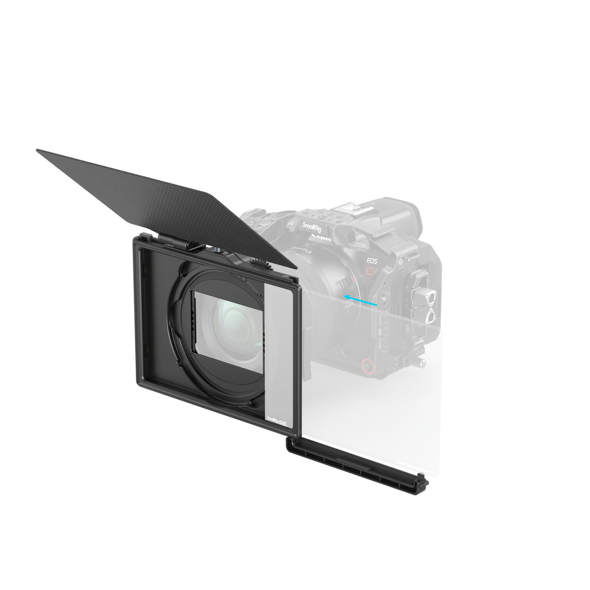 SmallRig LITE Matte Box – Aluminium, Karbonfaser – 154 × 140 × 24,6 mm – 235 g