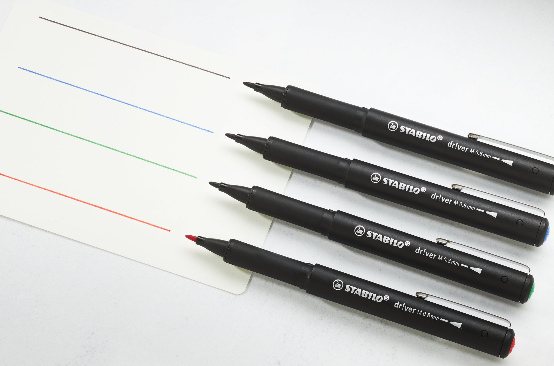 STABILO drver Fineliner – 0,8 mm, schwarz, 1 Stk.