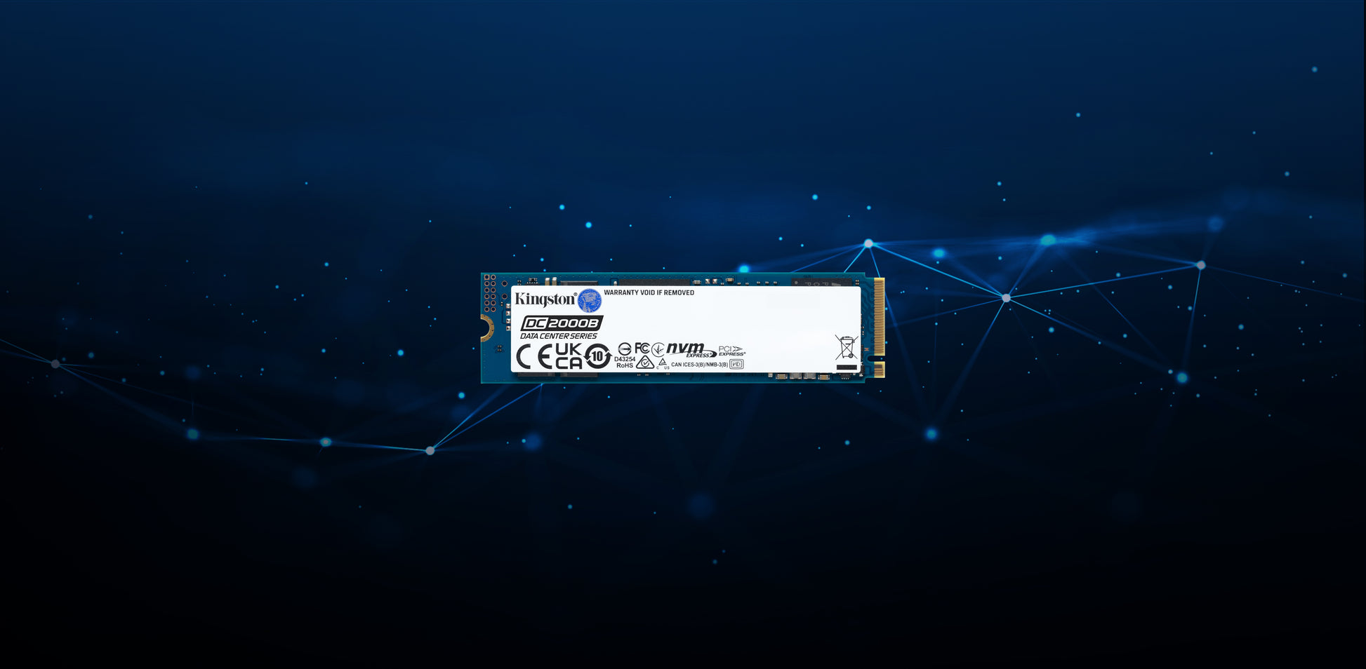 Kingston M.2 2280 Enterprise SSD – DC2000B, PCIe 4.0, 240 GB