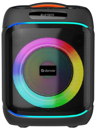 Denver BPS-270 – Party-Lautsprecher – 40 W, LED, 4 h, Schwarz