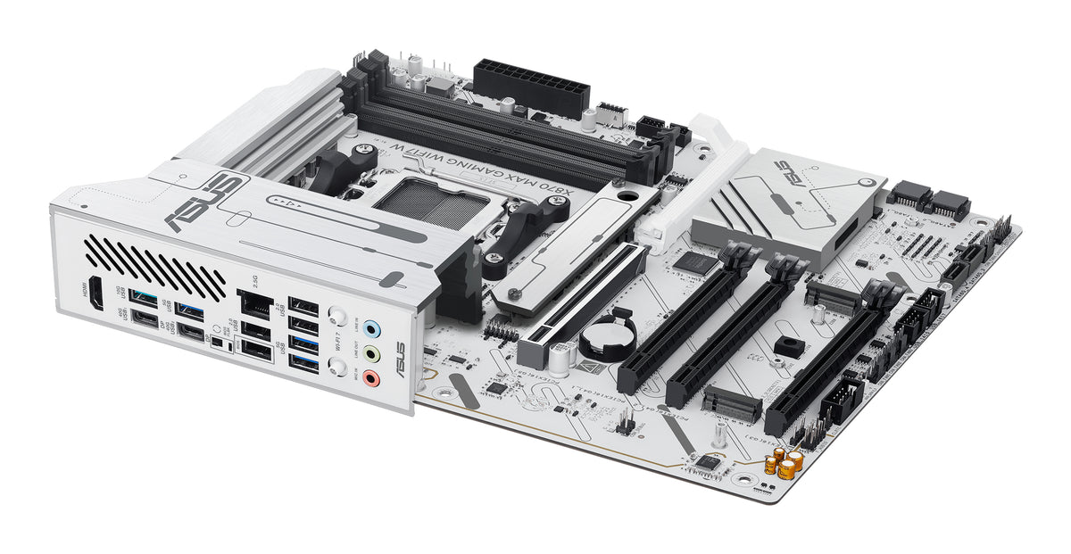 ASUS X870 Max Gaming WiFi7 W – Mainboard – AM5, AMD X870, ATX, DDR5