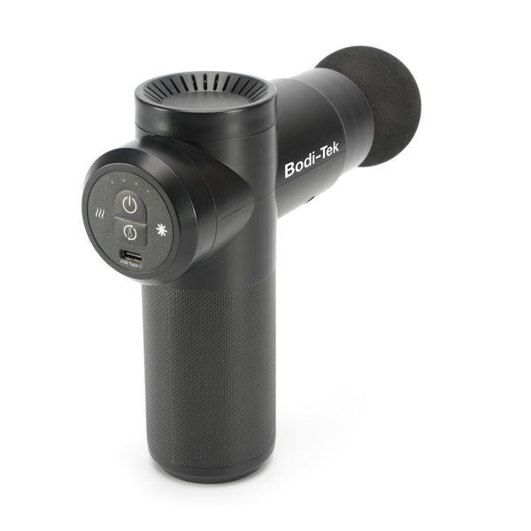 Bodi-Tek Massagepistole – Akkubetrieb, Vibrationsmassage, Schwarz