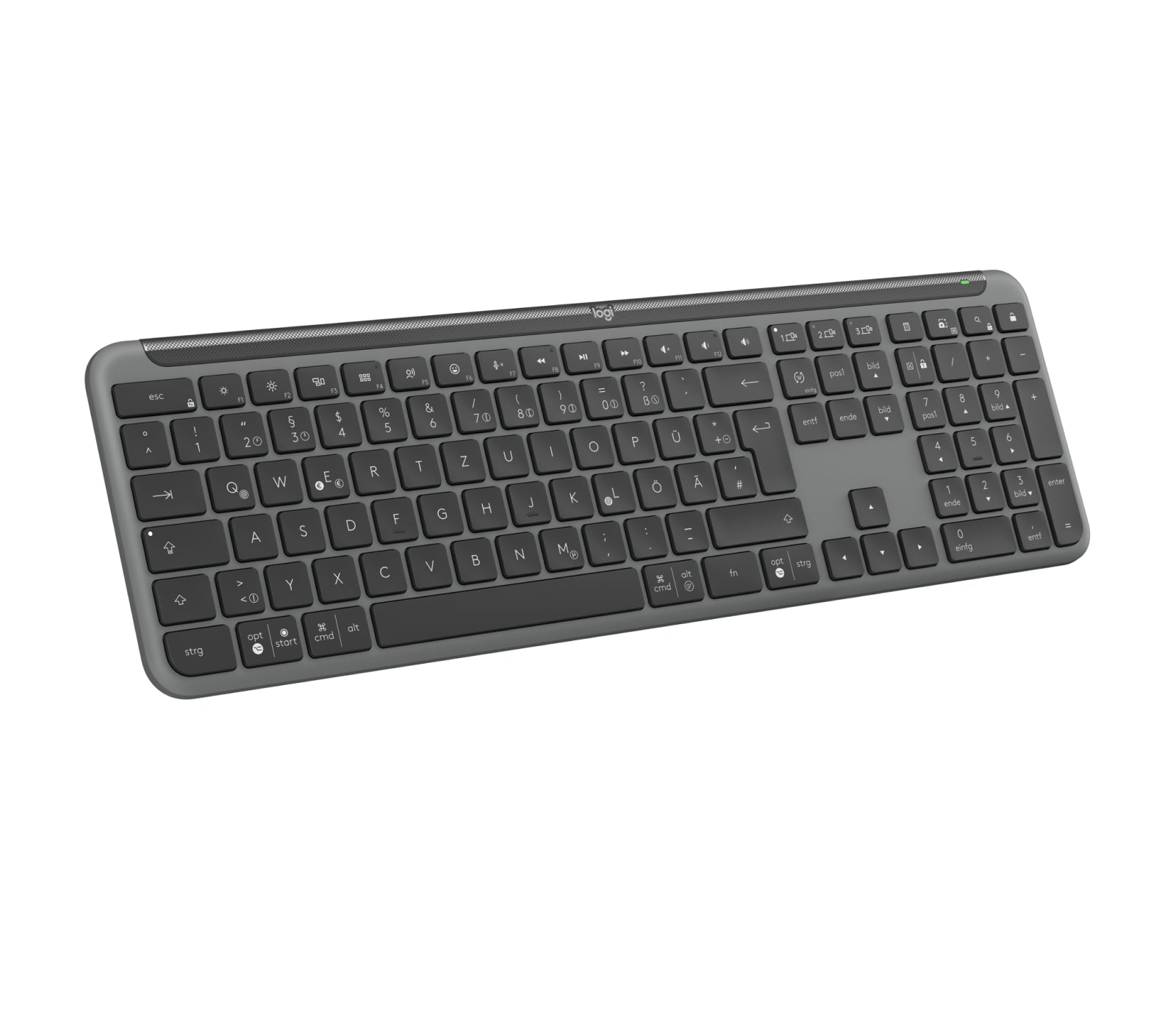 Logitech Signature Slim K950 – Tastatur – Schere – Bluetooth & 2,4 GHz (Logi Bolt) – QWERTZ (DE)