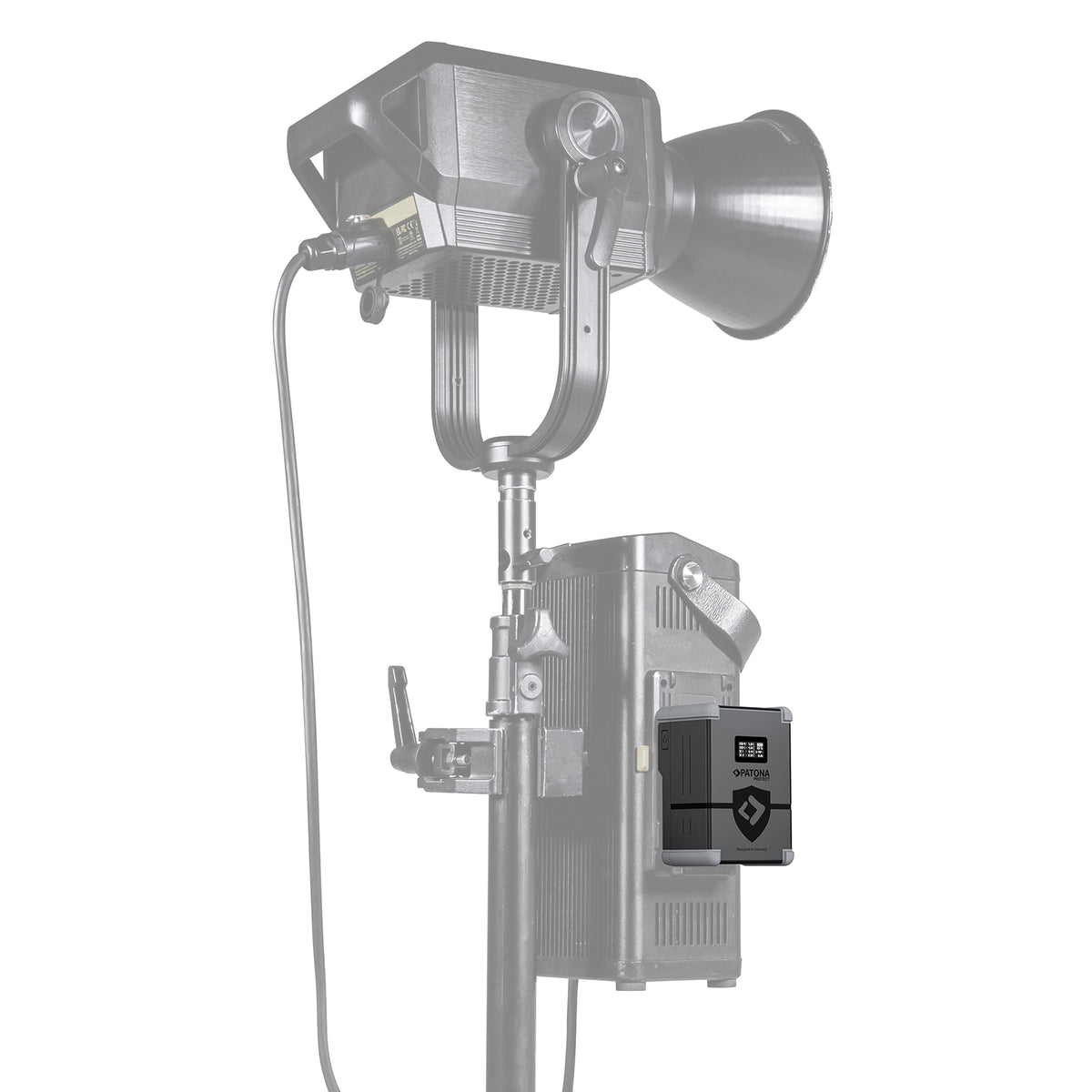 PATONA V99-PD100 V-Mount Akku – 99 Wh, 14,54 V, USB-C, USB-A, D-Tap, 2× DC-out – für Universal