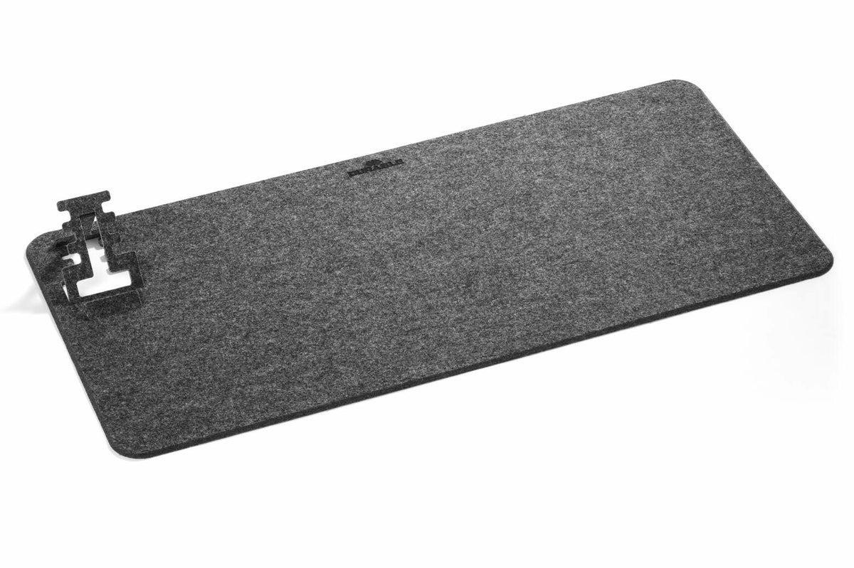 Durable Schreibtischunterlage – 700 × 330 mm, rPET-Filz, Anthrazit