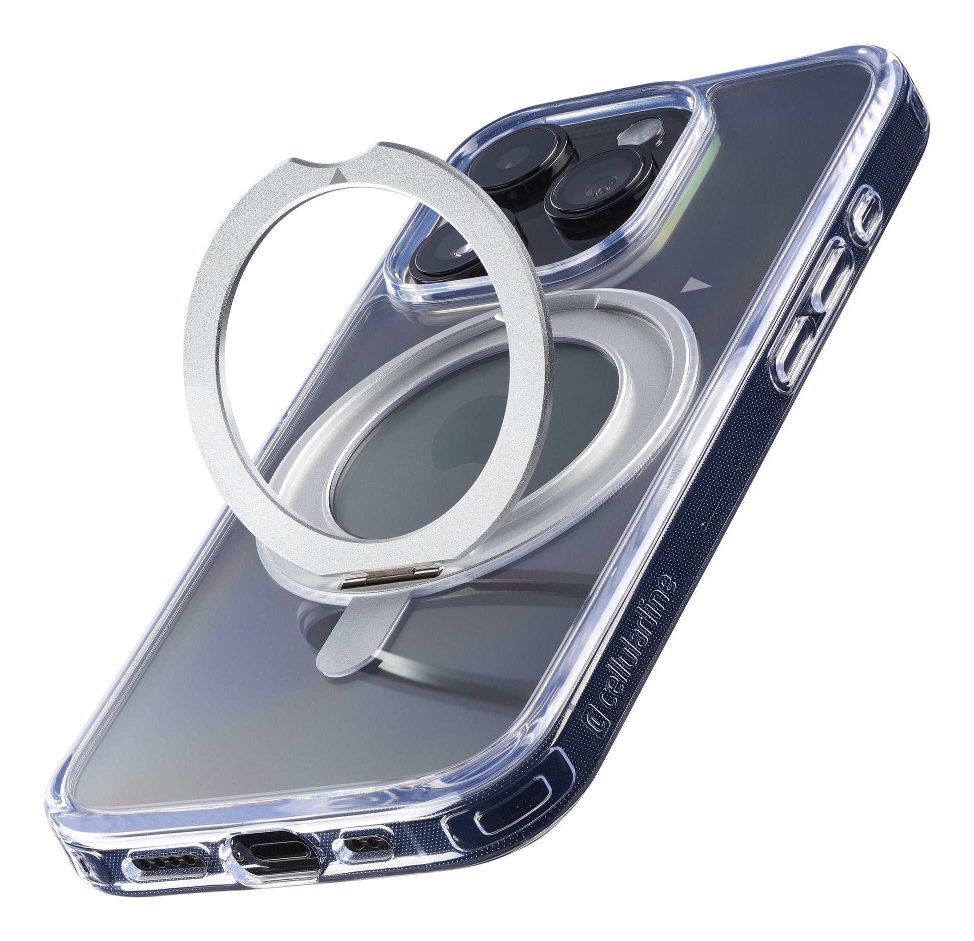 Cellularline Backcover – für Apple iPhone 16 Pro Max – transparent – MagSafe-kompatibel, stossdämpfend
