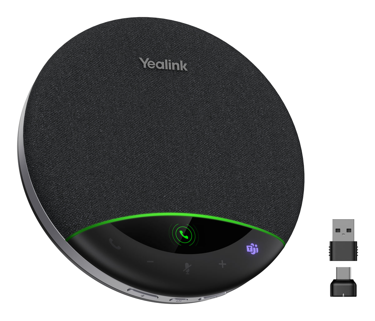 Yealink SP96 Freisprecheinrichtung – USB-C/USB-A, Bluetooth 5.3 – mit USB-C/USB-A-Dongle – schwarz