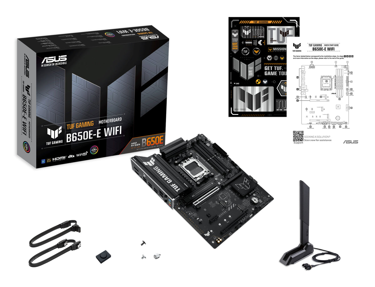 ASUS TUF GAMING B650E-E WIFI – Mainboard – AM5, AMD B650E, ATX, DDR5