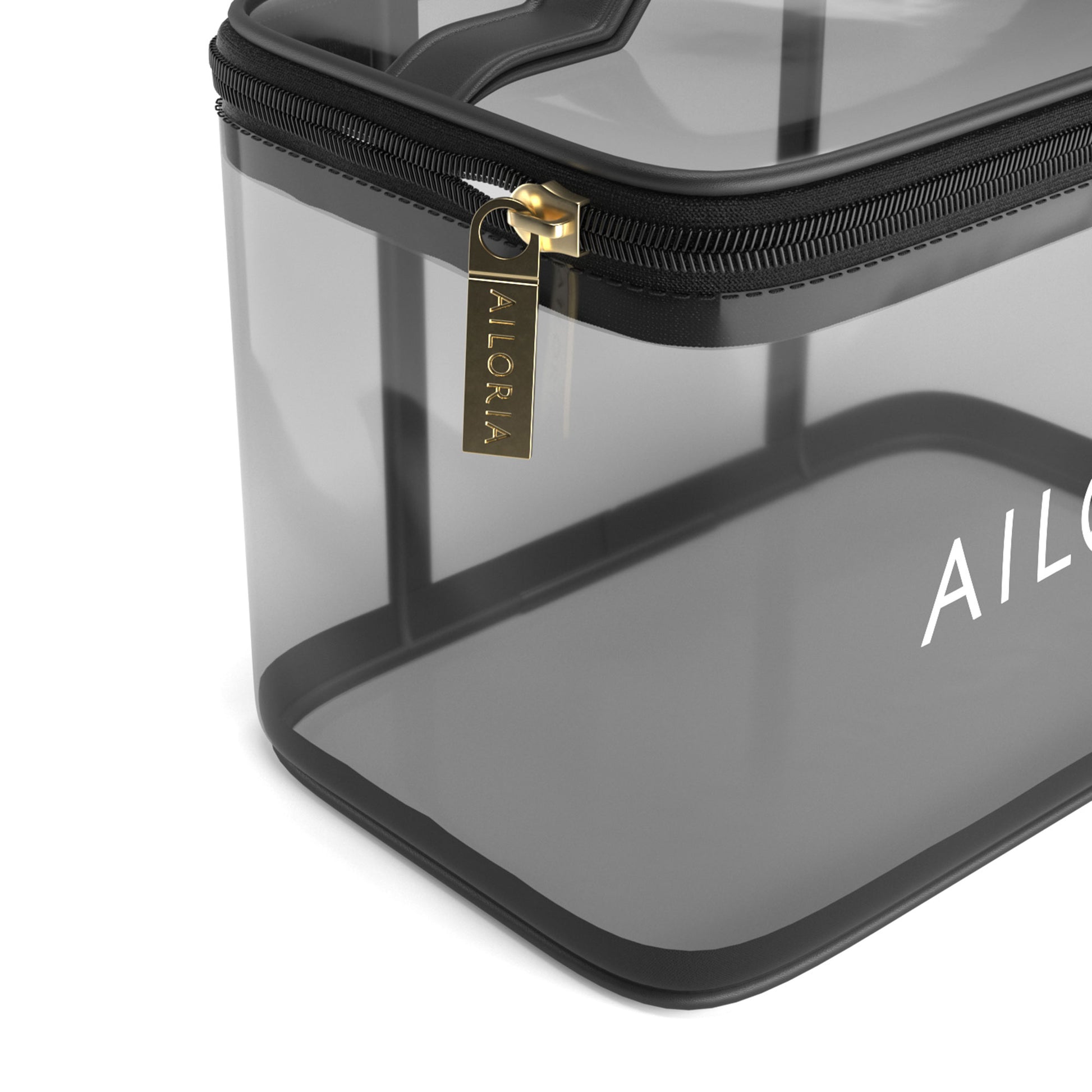 Ailoria Kosmetiktasche Vanity – 3 l, wasserfest – Schwarz, PVC