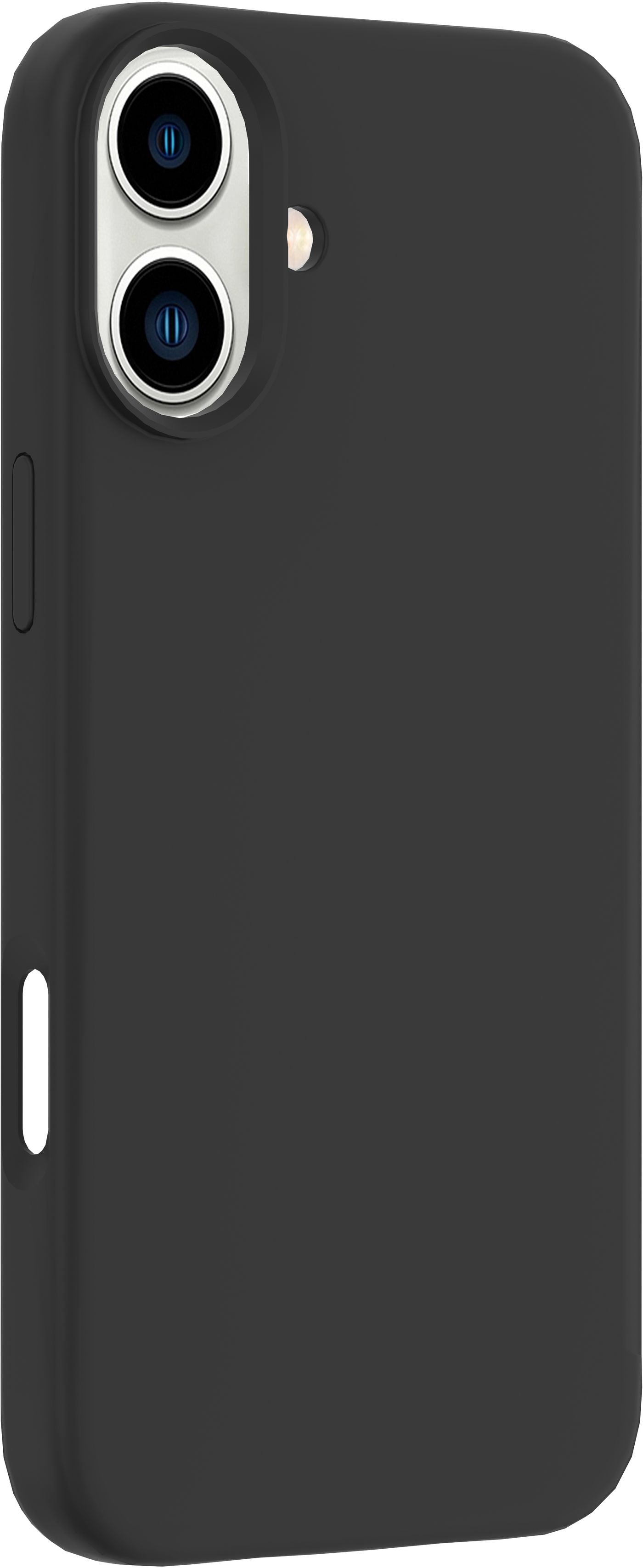 eSTUFF INFINITE (GRS) RIGA – Backcover – für Apple iPhone 16 Plus, PC+Silikon, schwarz