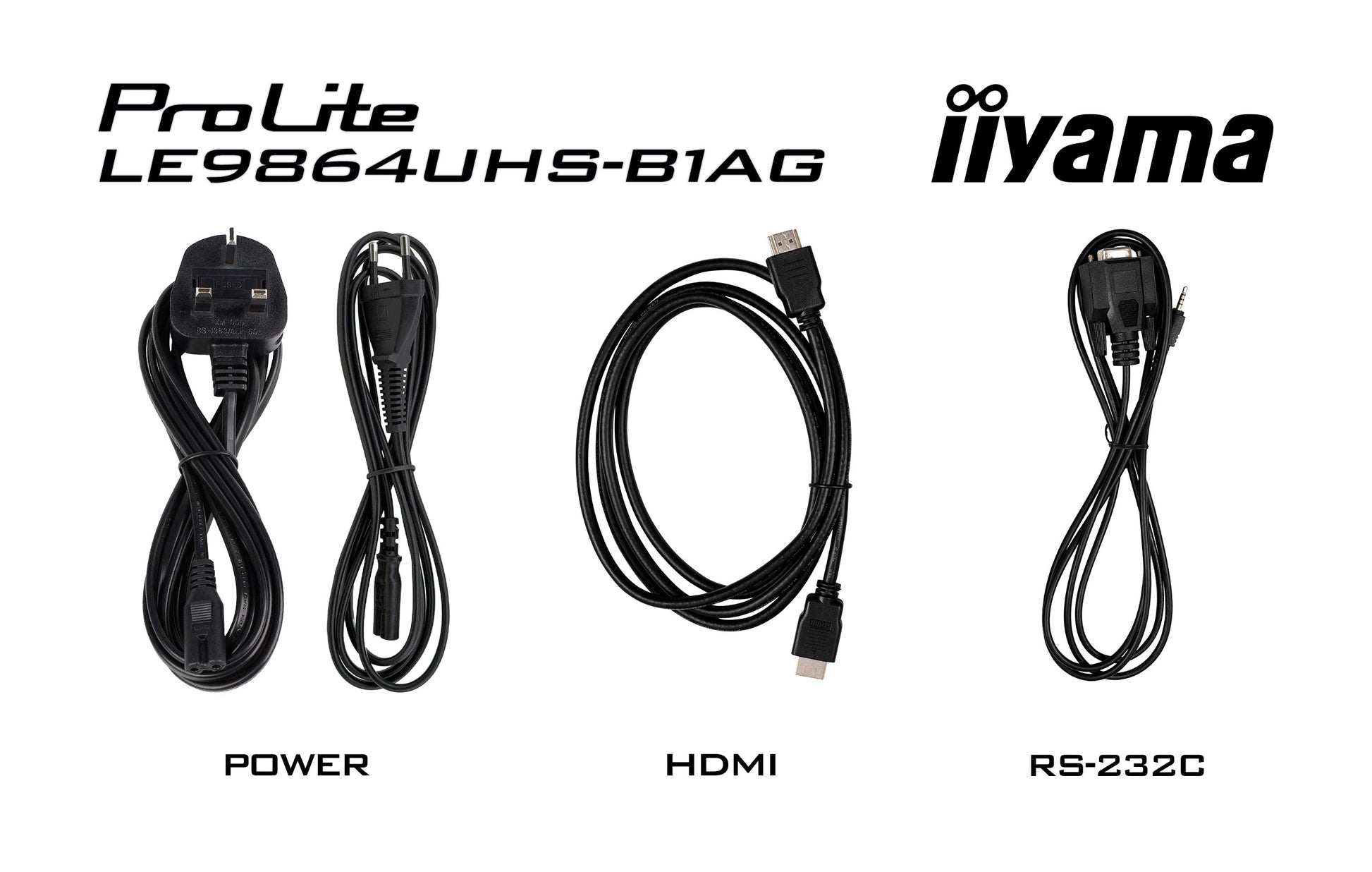iiyama LE9864UHS-B1AG – Signage-Display, 98", Ultra HD 4K, 500 cd/m², 24/7