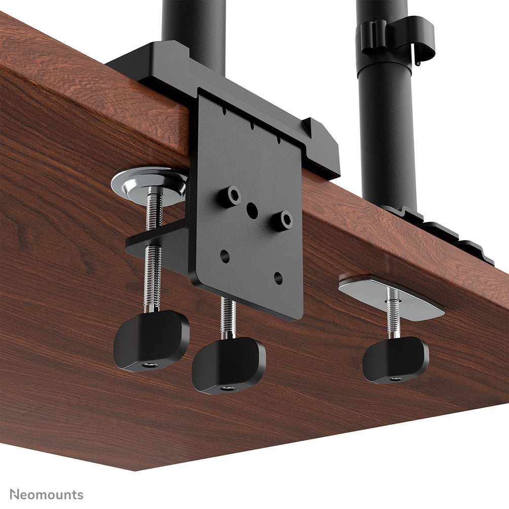 Neomounts NERO – Monitorarm Tischhalterung – Klemme/Durchführung – 4 Monitore – 10–32" – bis 8 kg/Monitor