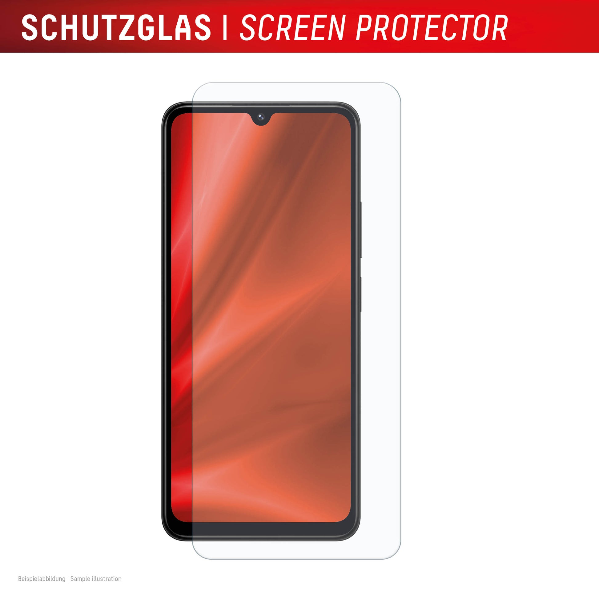 Displex Displayschutz (Panzerglas), 9H – für Redmi 14C – mit Applikator